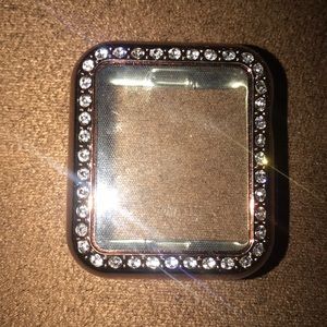 Apple Watch cover with fake little diamonds in it